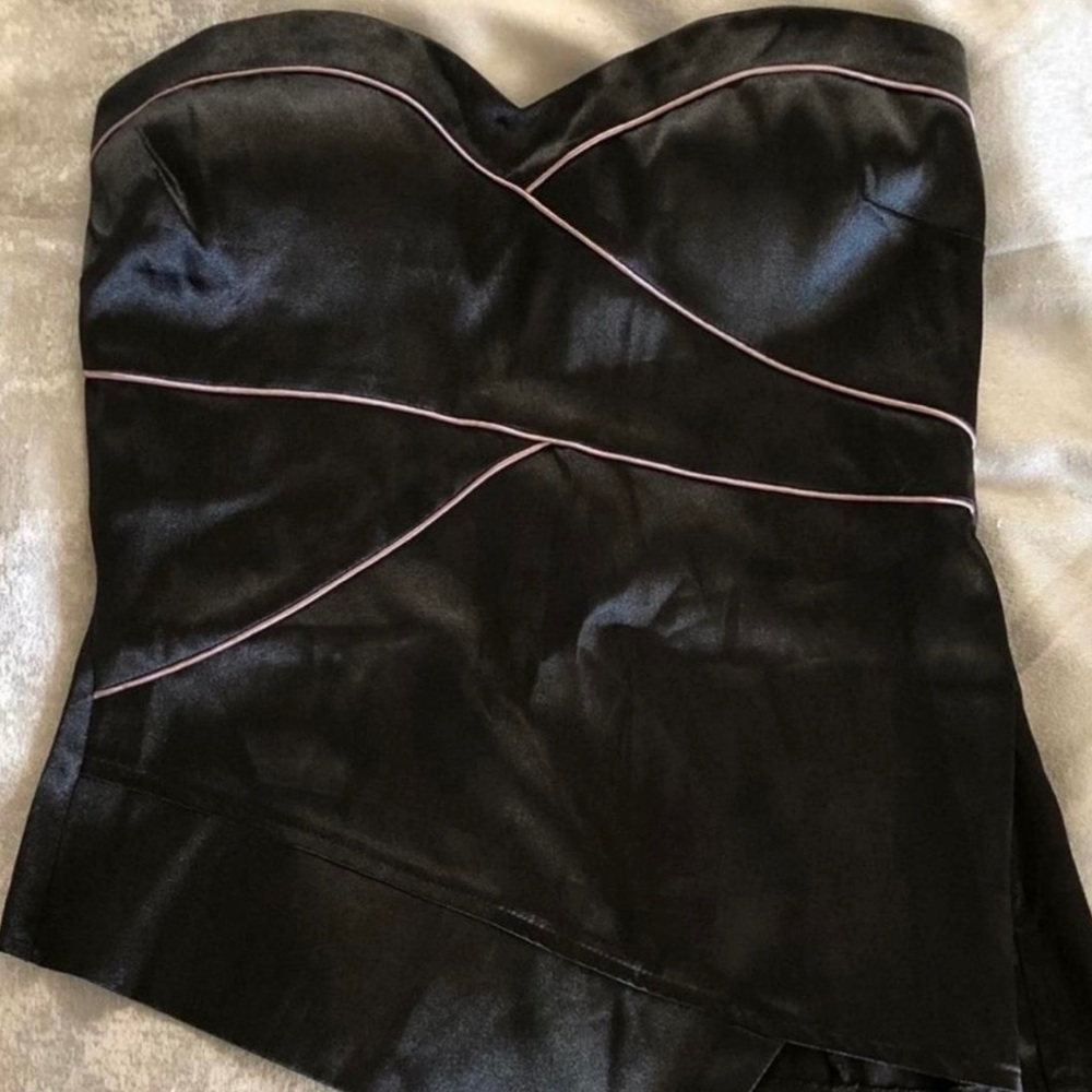 Cute y2k strapless top wet seal